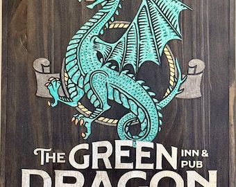 Green Dragon Pub/Inn Sign