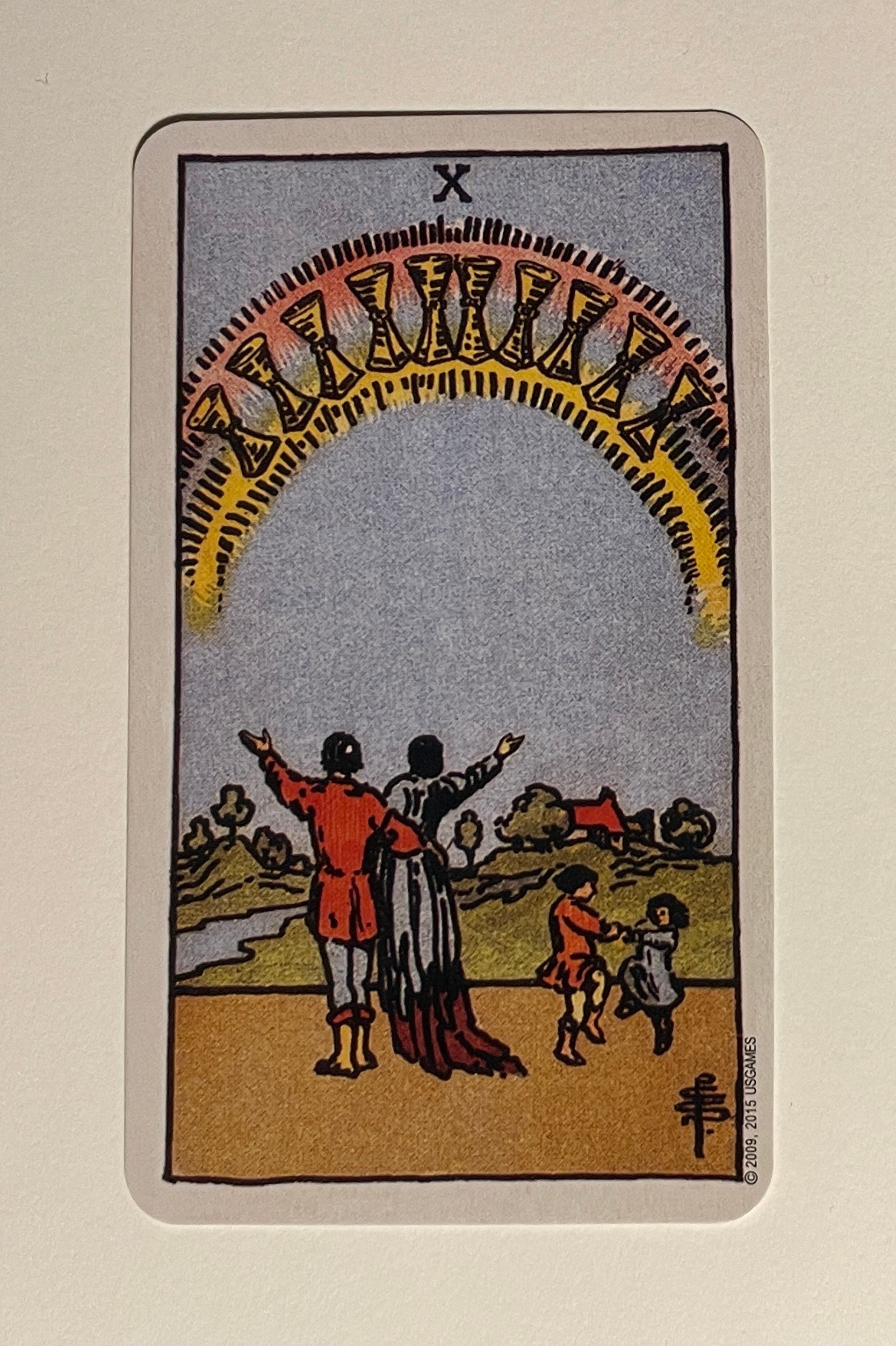 - The Swords Arcana Vintage Tarot Greetings Card strength Blank