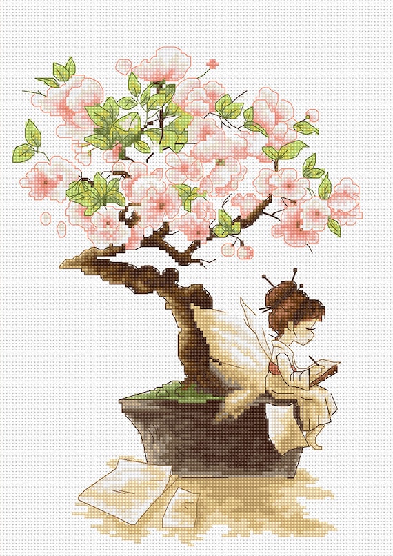 クロスステッチキット ルカ-S - 桜、B1114 - Etsy 日本 クロスステッチキット ルカ-S - 桜、B1114 - Etsy 日本