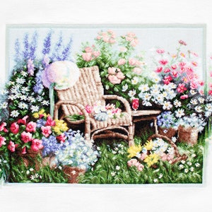 Cross Stitch Kit Luca-S Blooming Garden, B2344 image 1