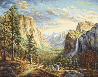 Petit Point Kit Luca-S Gold - Riding the Range, G612