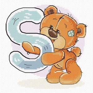 Cross Stitch Kit Luca-S - Letter „S”, B1220