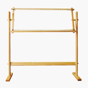 Cross Stitch Frame Stand Luca-S - Universal Wooden Embroidery Stand, Needlecraft Stand with Frame