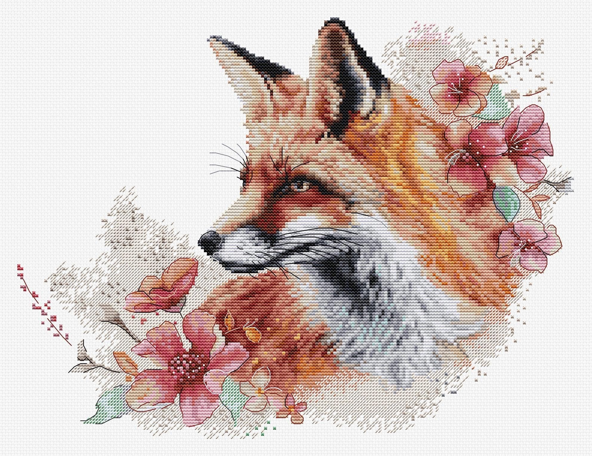 Cross Stitch Kit Luca-s - the Sly Fox, BM3020 - Etsy Cross Stitch Kit Luca-s - the Sly Fox, BM3020 - Etsy