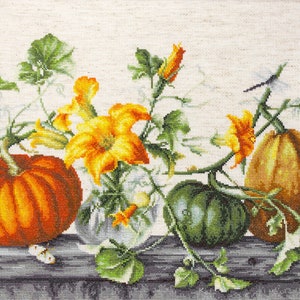 Cross Stitch Kit Luca-S - Pumpkins, B2303