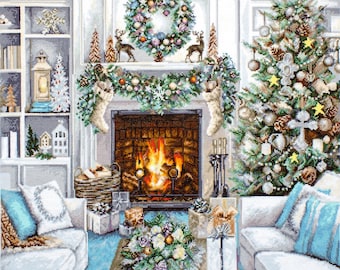 Cross Stitch Kit Luca-S - Christmas Interior, B2394