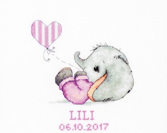 Cross Stitch Kit Luca-S - Baby Girl, B1133