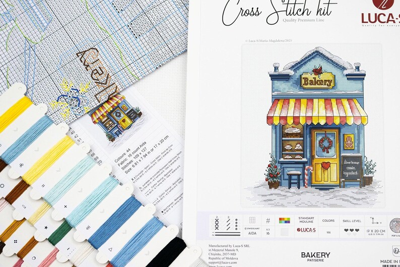 Cross Stitch Kit Luca-S - Bakery B1430