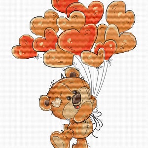 Cross Stitch Kit Luca-S - Teddy-bear, B1176