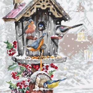 Cross Stitch Kit Luca-S - Bird House, B2399