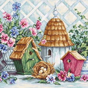 Cross Stitch Kit Luca-S - Garden Nesting, B2396