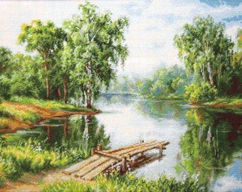 Cross Stitch Kit Luca-S - A Cool Place, B548