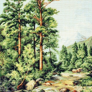 Cross Stitch Kit Luca-S - Mountain River, B522