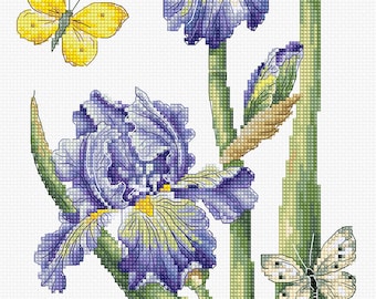 Cross Stitch Kit Luca-S - May Iris, B7001