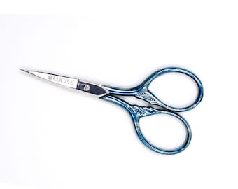 Luca-S Embroidery Scissors with Colored Handles