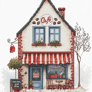 Cross Stitch Kit Luca-S - Welcome to Coffee! B1427