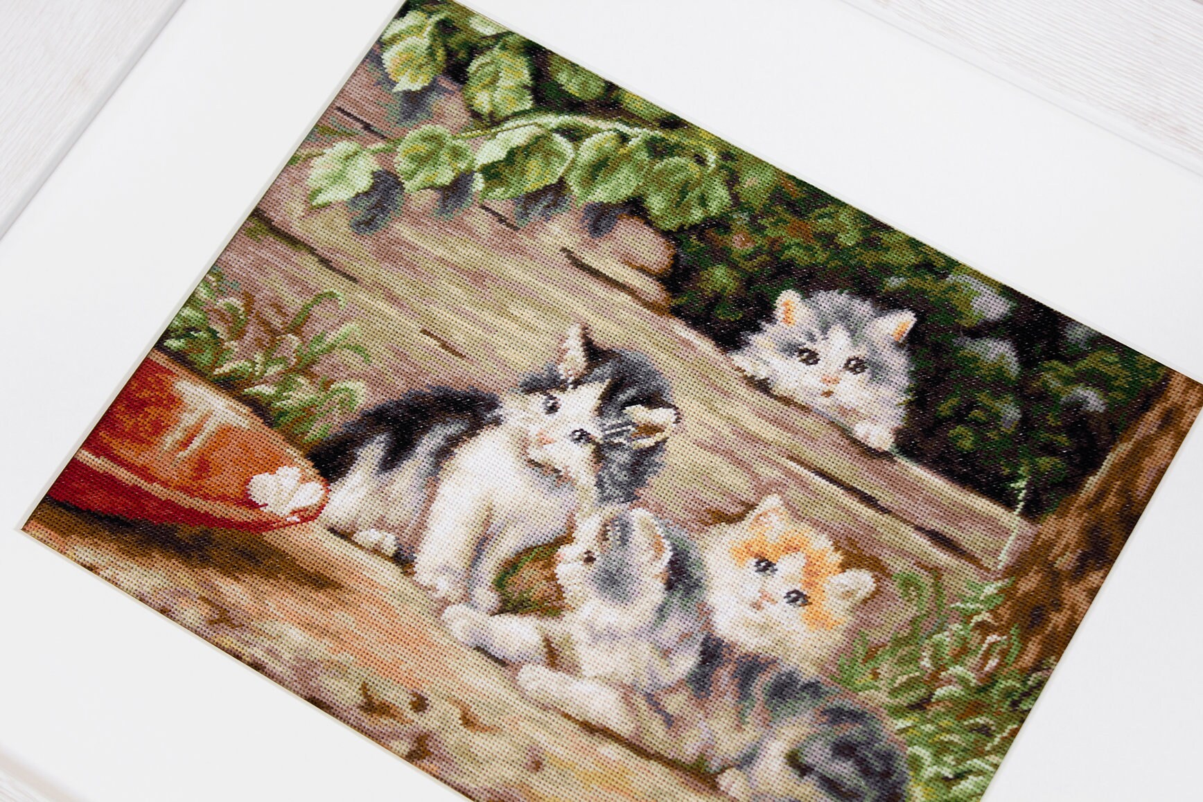 Luca-S Kreuzstichset „Katzenfreunde“ – Mit Allem, Was Du Brauchst, Inkl. Anleitung (mehrsprachig)