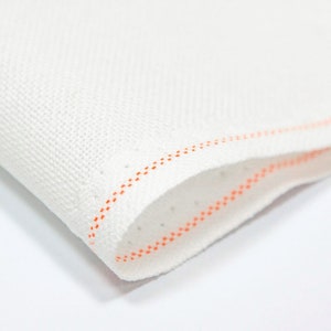 Lugana 25 Ct. Color 100, Zweigart Fabric, Needlework Canvas, Cross Stitch Fabric, 100% Cotton