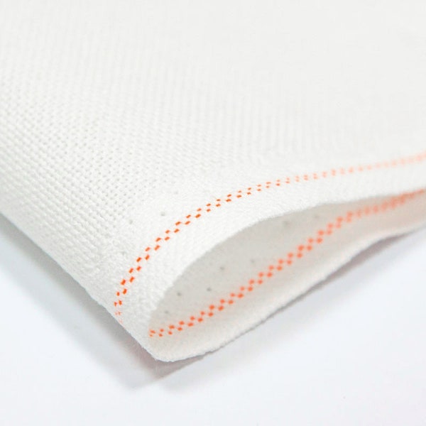 Lugana 25 Ct. Color 100, Zweigart Fabric, Needlework Canvas, Cross Stitch Fabric, 100% Cotton