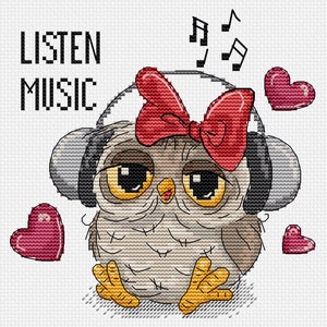 Cross Stitch Kit Luca-S - Listen Music Broderie Luca-S, B1402