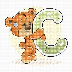 Cross Stitch Kit Luca-S - Letter „C”, B1204