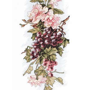 Cross Stitch Kit Luca-S - Composition with grapes, B212