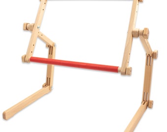 Soporte para bastidor de punto de cruz Luca-S - Soporte universal de madera para bordado, soporte para bordado con marco