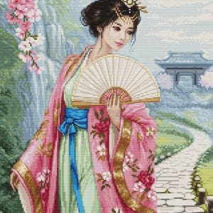 Cross Stitch Kit Luca-S - The Song of Cherry Blossoms, BU5105