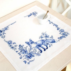 Table Topper - Cross Stitch Kit Table Cloth, FM023