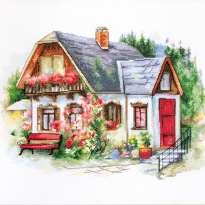 Cross Stitch Kit Luca-S - Beautiful Country House, BU4005