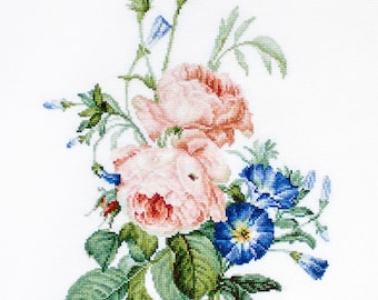 Cross Stitch Kit Luca-S - Bouquet with Roses, B2351