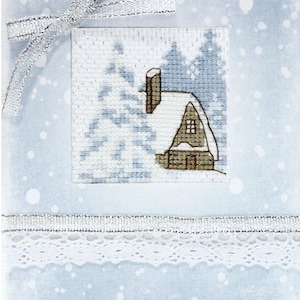 Carte postale de broderie, carte postale de kit de point de croix, carte postale de couture - Luca-S