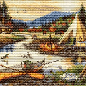 Cross Stitch Kit Luca-S - Gold Creek, BU5021