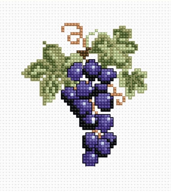 Grapes B029L Counted Cross-Stitch Kit