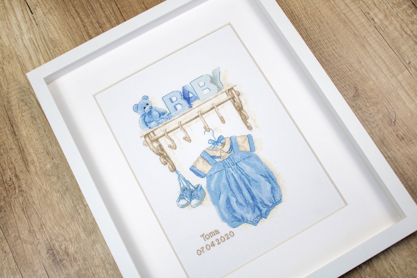 Cross Stitch Kit Lucas Baby Boy Birth B1174 Etsy