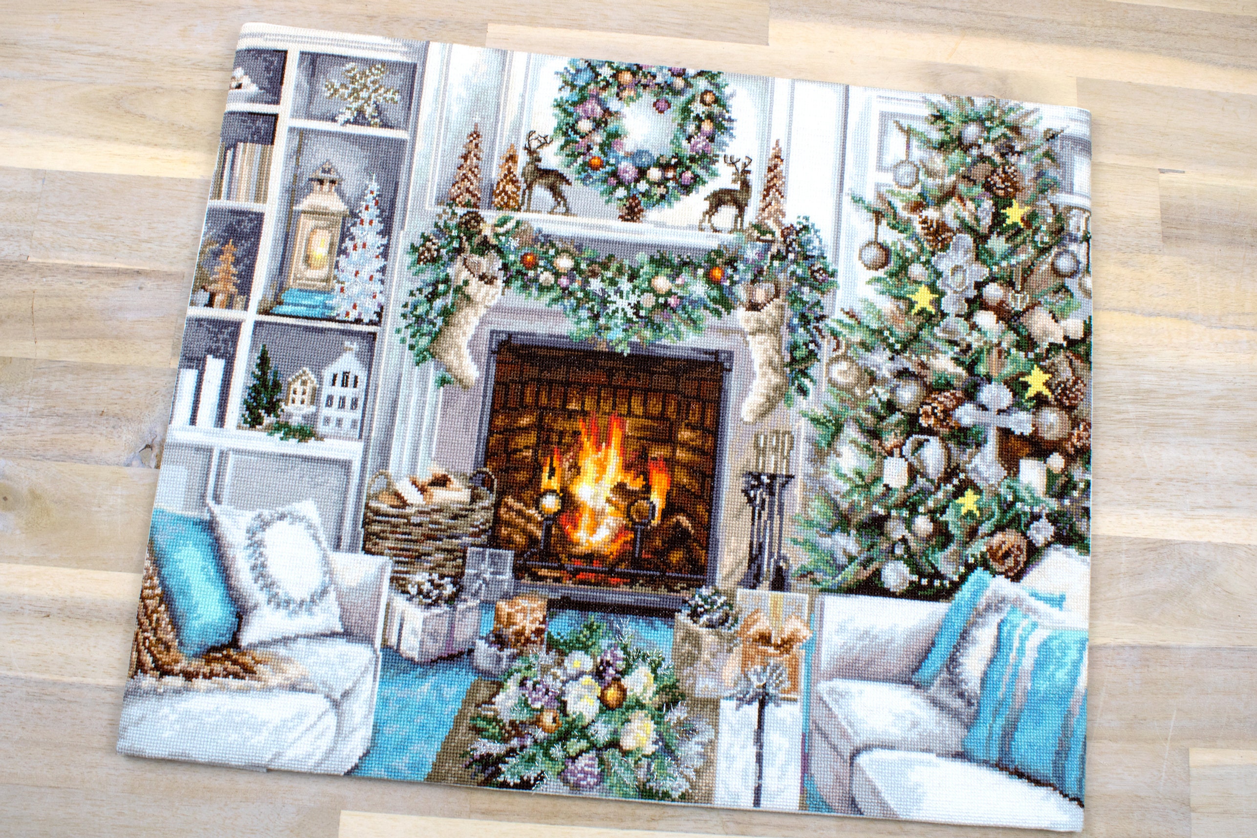 New Luca-S Cross Stitch Kit Christmas Eve B595