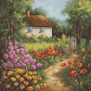 Cross Stitch Kit Luca-S - BU5029, The Country House