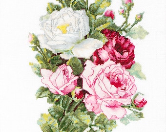 Cross Stitch Kit Luca-S - Bouquet of Roses, BA22855