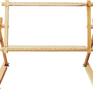 Cross Stitch Frame Stand Luca-S - Universal Wooden Embroidery Stand, Needlecraft Stand with Frame