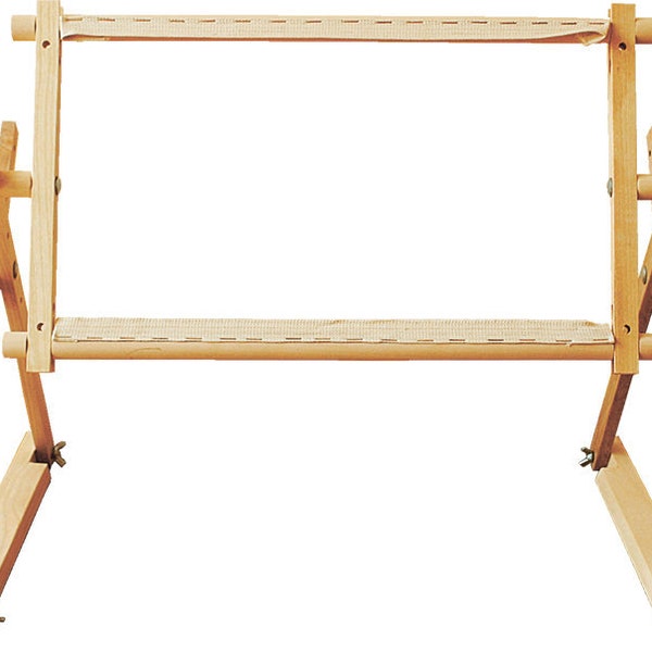 Cross Stitch Frame Stand Luca-S - Universal Wooden Embroidery Stand, Needlecraft Stand with Frame