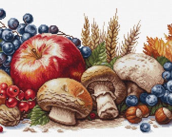 AUTUMN VORTEX FLEECE LUCAS XL オータム　ルーカス Cross Stitch Kit Luca-S - Autumn Landscape, B481