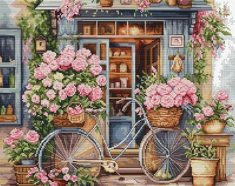 Kit Punto Croce Lucas - Tela Contata 32 X 33,5 Cm - Set Completo Con Tutto Il Necessario Per Ricamare