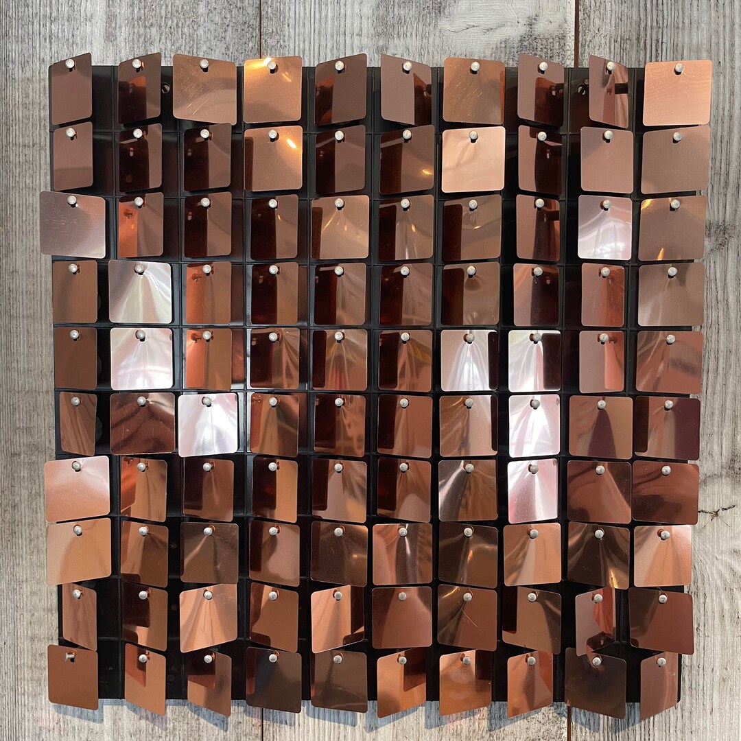 Shimmer Wall Panels - Rose Gold - Etsy