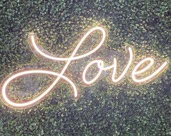 Love Neon Sign - Cursive