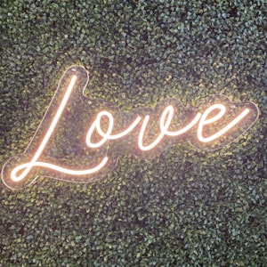 Love Neon Sign - Script
