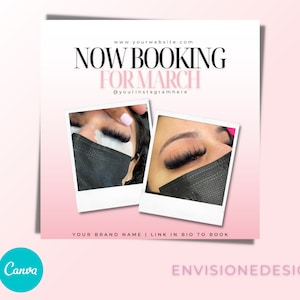 Modèle Canva de réservation maintenant, flyer pour cheveux, flyer pour rendez-vous disponibles, flyer de vente, flyer de réservation, contenu Instagram, cils, maquillage, cire