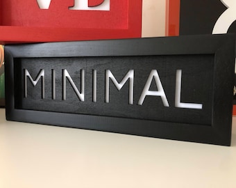 hecho a mano, decoración minimalista, caja de luz, estilo escandinavo, madera rústica, letrero luminoso, caja de luz minimalista, decoración de cafetería