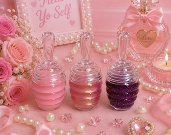 Hydrating Lipgloss | Honeycomb Lip Gloss | Moisturizing Vegan Lip Gloss | Non Sticky Clear Gloss | Cute Lip Gloss Gift | Gloss for Teens