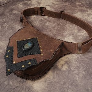Edelsteine Stein, echtes Leder Hüfttasche , Leder Bauchtasche , Leder Gürteltasche , Ledertasche Gürtel