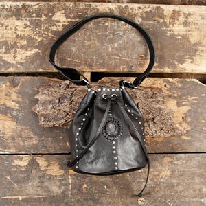 Soft Leather Crossbody Bag || Black Leather Handbag || Sling Bag || Leather Shoulder Bag for Women || Designer Leather Purse ||